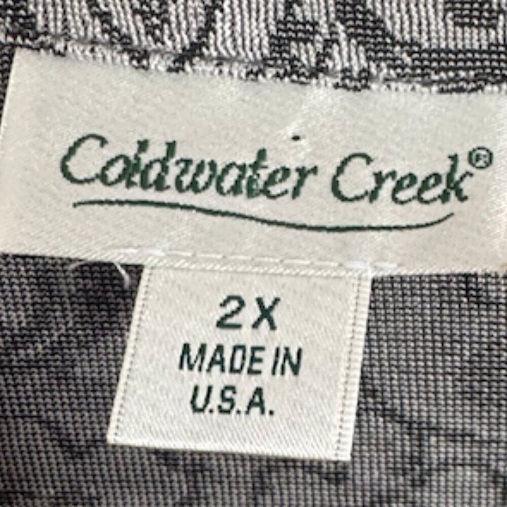Coldwater Creek woman's top  2 XL Like New - Picture 4 of 6